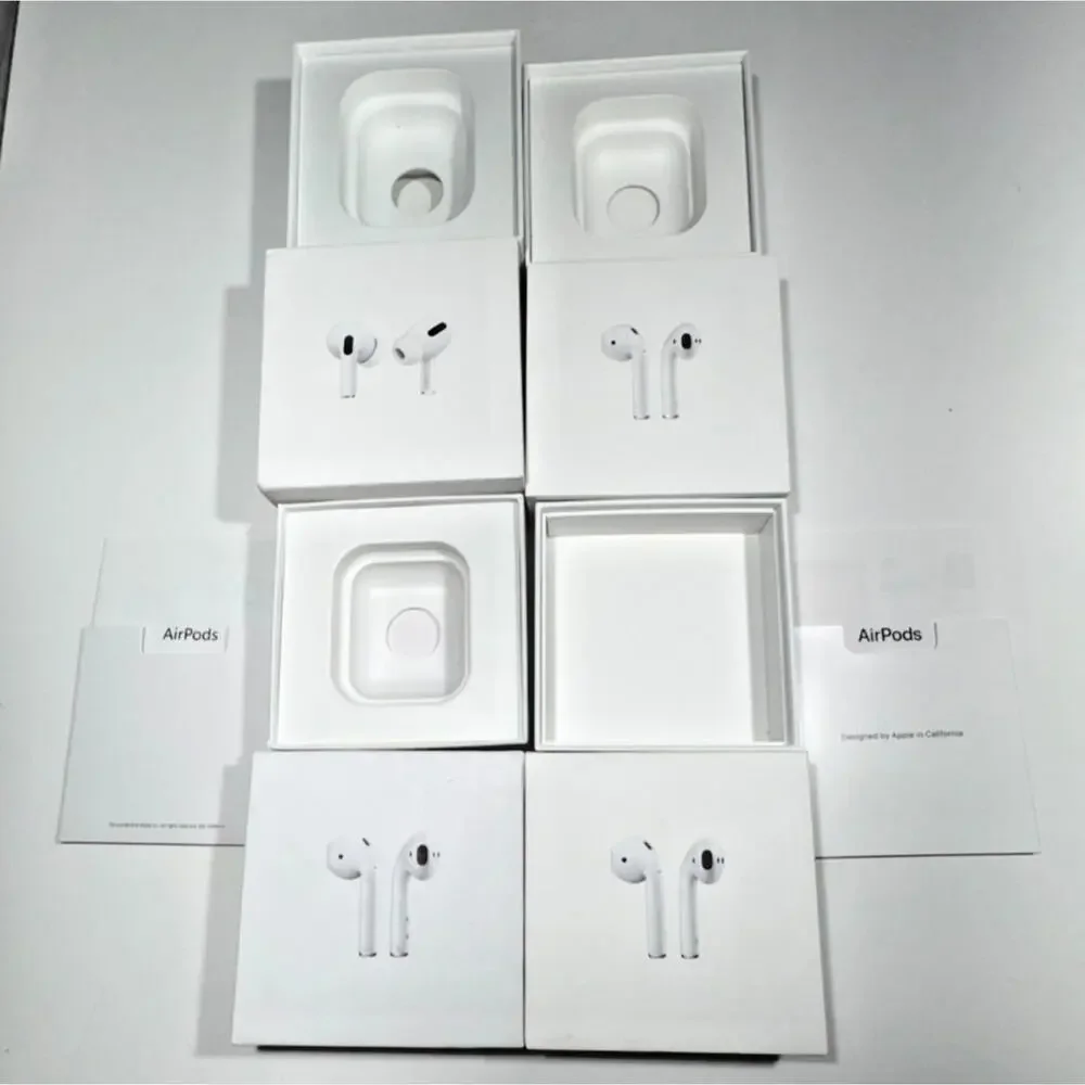 Original Apple AirPods Boxes, Set of 4 - Boxes Only